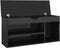 vidaXL - Schoenenbank - met - kussen - 104x30x49 - cm - hout - hoogglans - zwart