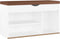 vidaXL - Schoenenbank - met - kussen - 80x30x47 - cm - bewerkt - hout - wit