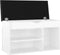 vidaXL - Schoenenbank - met - kussen - 80x30x47 - cm - bewerkt - hout - hoogglans - wit