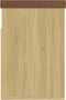 vidaXL - Schoenenbank - met - kussen - 80x30x47 - cm - bewerkt - hout - sonoma - eiken