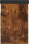 vidaXL - Schoenenbank - met - kussen - 80x30x47 - cm - bewerkt - hout - gerookt - eiken