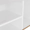 vidaXL - Schoenenbank - met - kussen - 80x30x47 - cm - bewerkt - hout - hoogglans - wit