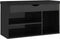 vidaXL - Schoenenbank - met - kussen - 80x30x47 - cm - hout - hoogglans - zwart