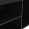 vidaXL - Schoenenbank - met - kussen - 80x30x47 - cm - hout - hoogglans - zwart