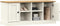 vidaXL - Schoenenbank - VIGO - 106x35x40 - cm - massief - grenenhout - wit