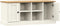 vidaXL - Schoenenbank - VIGO - 106x35x40 - cm - massief - grenenhout - wit
