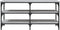 vidaXL - Schoenenbankje - 100x38,5x49 - cm - bewerkt - hout - grijs - sonoma