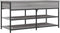 vidaXL - Schoenenbankje - 100x42,5x50 - cm - bewerkt - hout - grijs - sonoma - eiken