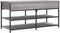 vidaXL - Schoenenbankje - 100x42,5x50 - cm - bewerkt - hout - grijs - sonoma - eiken