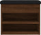 vidaXL - Schoenenbankje - 62x32x50 - cm - bewerkt - hout - bruin - eikenkleur
