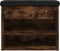 vidaXL - Schoenenbankje - 62x32x50 - cm - bewerkt - hout - gerookt - eikenkleurig