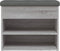 vidaXL - Schoenenbankje - 62x32x50 - cm - bewerkt - hout - grijs - sonoma
