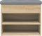 vidaXL - Schoenenbankje - 62x32x50 - cm - bewerkt - hout - sonoma - eikenkleurig