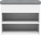 vidaXL - Schoenenbankje - 62x32x50 - cm - bewerkt - hout - wit