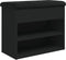 vidaXL - Schoenenbankje - 62x32x50 - cm - bewerkt - hout - zwart