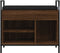 vidaXL - Schoenenbankje - 65,5x32x57,5 - cm - bewerkt - hout - bruin - eikenkleur