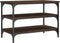 vidaXL - Schoenenbankje - 70x38,5x49 - cm - bewerkt - hout - bruin - eikenkleur