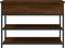 vidaXL - Schoenenbankje - 70x42,5x50 - cm - bewerkt - hout - bruin - eikenkleur