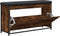 vidaXL - Schoenenbankje - met - klaplade - 102x32x56 - cm - gerookt - eikenkleurig