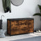 vidaXL - Schoenenbankje - met - klaplade - 102x32x56 - cm - gerookt - eikenkleurig