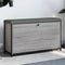 vidaXL - Schoenenbankje - met - klaplade - 102x32x56 - cm - grijs - sonoma - eiken