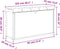 vidaXL - Schoenenbankje - met - klaplade - 102x32x56 - cm - grijs - sonoma - eiken