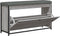 vidaXL - Schoenenbankje - met - klaplade - 102x32x56 - cm - grijs - sonoma - eiken