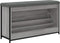 vidaXL - Schoenenbankje - met - klaplade - 102x32x56 - cm - grijs - sonoma - eiken