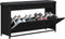 vidaXL - Schoenenbankje - met - klaplade - 102x32x56 - cm - zwart