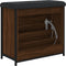 vidaXL - Schoenenbankje - met - klaplade - 62x32x56 - cm - bruin - eikenkleur