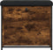 vidaXL - Schoenenbankje - met - klaplade - 62x32x56 - cm - gerookt - eikenkleurig