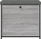 vidaXL - Schoenenbankje - met - klaplade - 62x32x56 - cm - grijs - sonoma - eikenkleur
