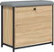 vidaXL - Schoenenbankje - met - klaplade - 62x32x56 - cm - sonoma - eikenkleurig