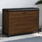 vidaXL - Schoenenbankje - met - klaplade - 82x32x56 - cm - bruin - eikenkleur
