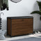 vidaXL - Schoenenbankje - met - klaplade - 82x32x56 - cm - bruin - eikenkleur