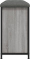 vidaXL - Schoenenbankje - met - klaplade - 82x32x56 - cm - grijs - sonoma - eikenkleur