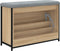 vidaXL - Schoenenbankje - met - klaplade - 82x32x56 - cm - sonoma - eikenkleurig