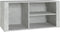 vidaXL - Schoenenkast - 100x35x45 - cm - bewerkt - hout - betongrijs
