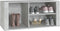 vidaXL - Schoenenkast - 100x35x45 - cm - bewerkt - hout - betongrijs