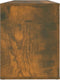 vidaXL - Schoenenkast - 100x35x45 - cm - bewerkt - hout - gerookt - eikenkleurig