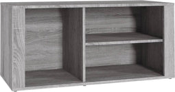 vidaXL - Schoenenkast - 100x35x45 - cm - bewerkt - hout - grijs - sonoma