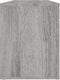 vidaXL - Schoenenkast - 100x35x45 - cm - bewerkt - hout - grijs - sonoma