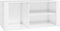vidaXL - Schoenenkast - 100x35x45 - cm - bewerkt - hout - hoogglans - wit