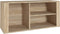 vidaXL - Schoenenkast - 100x35x45 - cm - bewerkt - hout - sonoma - eikenkleurig