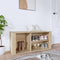 vidaXL - Schoenenkast - 100x35x45 - cm - bewerkt - hout - sonoma - eikenkleurig