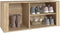 vidaXL - Schoenenkast - 100x35x45 - cm - bewerkt - hout - sonoma - eikenkleurig