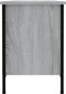 vidaXL - Schoenenkast - 100x35x50 - cm - bewerkt - hout - grijs - sonoma - eikenkleur