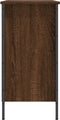 vidaXL - Schoenenkast - 100x35x70 - cm - bewerkt - hout - bruin - eikenkleur