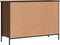 vidaXL - Schoenenkast - 100x35x70 - cm - bewerkt - hout - bruin - eikenkleur