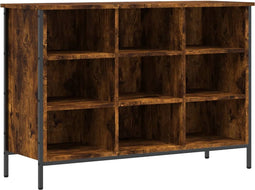 vidaXL - Schoenenkast - 100x35x70 - cm - bewerkt - hout - gerookt - eikenkleurig